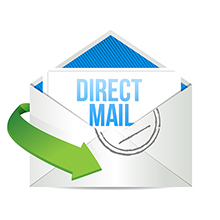 Direct Mail Post Cards, Letters, and Packages